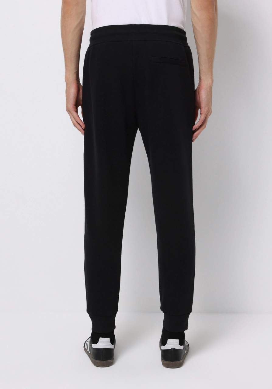 Colins Slim Fit Orta Bel Düz Erkek Siyah Eşofman Altı Cl1077099 Q1.v2 Blk Siyah