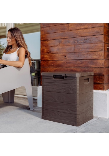 Badepo Toomax Woodys 90Lt Balkon, Teras, Bahçe Depolama Sandığı Diğer