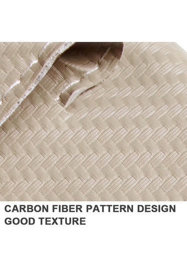 Seametal Araba Doku Kutusu Karbon Fiber Araba Güneşlik Asılı Tutucu Saklama Kutusu Siyah