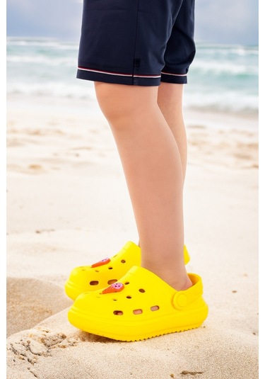 Kiko Kids Eva Plaj Havuz Okul Kreş Erkek Çocuk Terlik Twg 755 Sarı