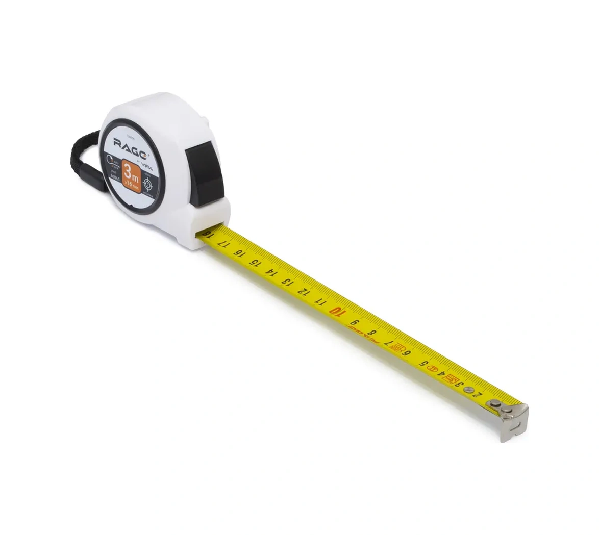 Rage 3 M X 16 Mm, Otomatik Kilitleme, İnşaat Ölçüm Metresi 70282287 3 M