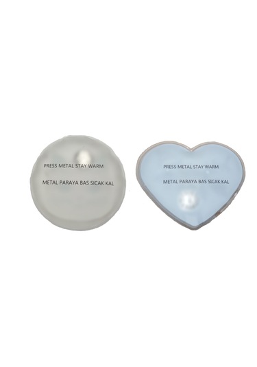 Gülen Emoji Beyaz Geyik Cep Sobası,el Isıtıcı,2 Adet Sıcak Su Tor