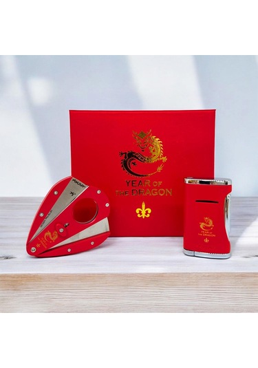 Xikar Year Of The Dragon Limited Puro Çakmağı Ve Kesici Seti