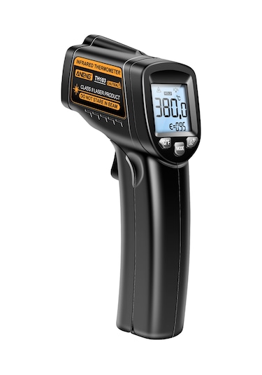 Maiyame Aneng Th103 Entegre Enstrüman -20 C 380 C Sıcaklık Ölçer, Entegre Ve Ev Kullanıma Uygun, Lcd Ekranlı, Pil Dahil Değil, Siyah
