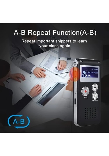 Willowhaven Gümüş 8gb Usb Şarjlı 650 Saat Kayıt Kapasiteli Taşınabilir Ses Kayıt Cihazı