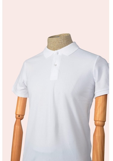 Cengiz İnler Polo Yaka Düz T-Shirt Slim (548482330)