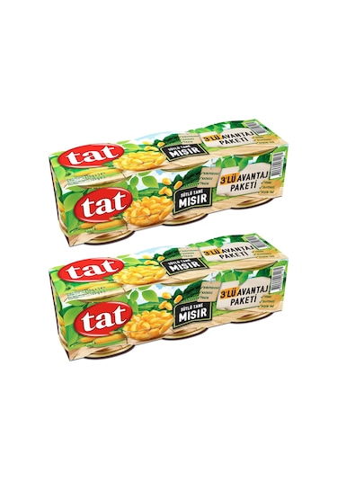 Tat Mısır 3x210 Gr X 2 Adet