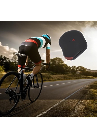 Fosenze Bisiklet Seli Dağ Yolu Bisikleti İçin Ultra Hafif, Havalandırmalı, Şok Emici, Dayanıklı Pu Materyal Sünger Koltuk Siyah-beyaz Çok Renkli