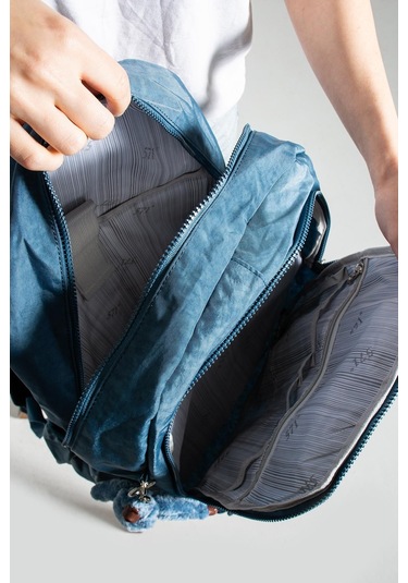 Ultra Hafif Çok Cepli Su Geçirmez Sırt Çantası Unisex Mavi Model: 571-1k - Mavi