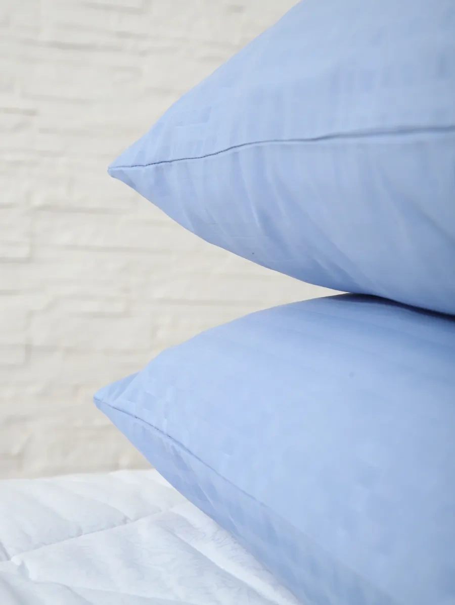 Inteteks Fermuarlı 50x70 2 Adet Çizgili Polısaten Yastık Kılıfları 249068195 Lavanta