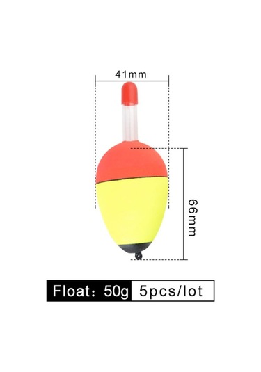 Ftk Köpük Yüzen Yem, 5 Adet, 5/10/15/20/25/30/40/50/60/80g, Hafif Köpük, Yüksek Kaliteli Parlak Flo 50g-5pcs