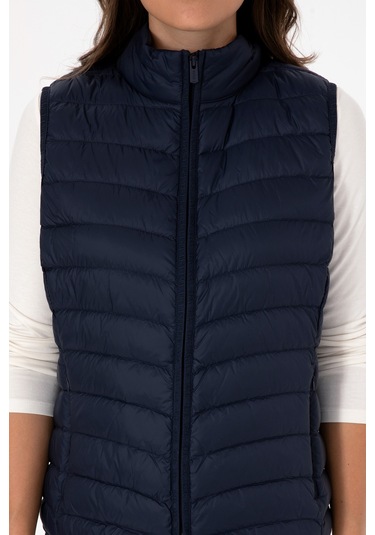 U.s. Polo Assn. Kadın Lacivert Yelek Dokuma 50308083-vr033 Lacivert