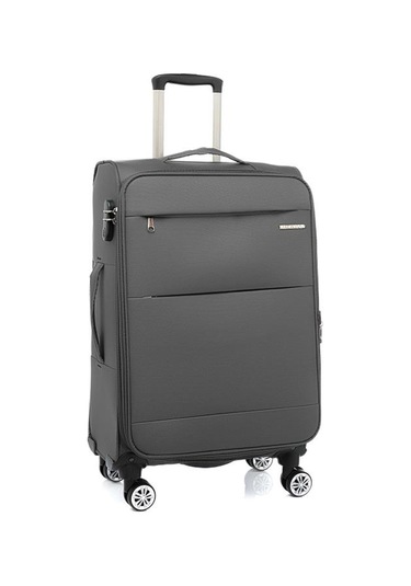 Louisiana Polo Orta Boy Lüx Kumaş Valiz Antırasit 2082 Antrasit