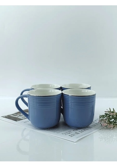 Fıoretta Çay Kupası Seti 4 Parça 400 Ml 320980046 Açık Mavi