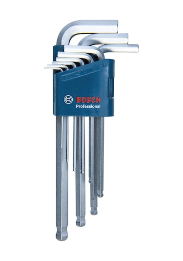 Bosch Profesyonel Hex Alyan Anahtar Takımı 9 Parça (1,5-10 mm) - 1600A01TH5