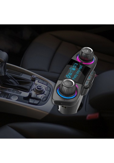 Bt06 Çift Usb Şarj Akıllı Bluetooth 4.0 + Edr Fm Verici Mp3 Müzik Çalar Araç Kiti İle 1.3 İnç Led Ekran, Destek Bluetooth Çağrısı, Tf Kart Ve U Disk