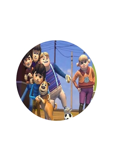 Rafadan Tayfa Yuvarlak Pasta Yenilebilir Resim Baskı 20 Cm