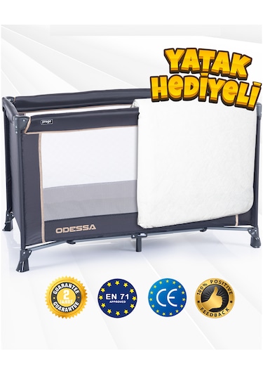 Prego Odessa Otel Apart Tipi Park Yatak Beşik Oyun Parkı + Yatak