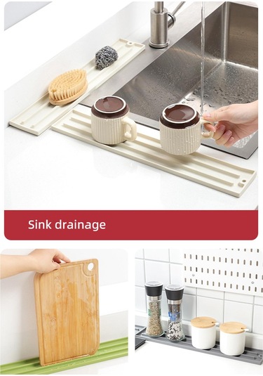 Suntek Silikon Tencere Kapağı Depolama Esnek Taşınabilir Bej Beyaz