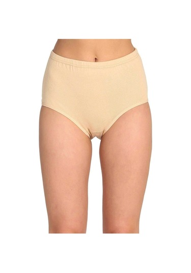 Biçomi 2 Adet Tutku Kadın Yüksek Bel Bato Kalın Lastik Külot S2 Çok Renkli