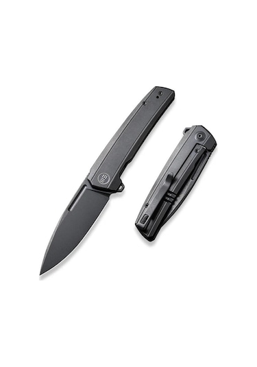 We Knife Speedster Black Titanium Handle Black Stonewashed Cpm 20cv Blade Kamp Çakı Siyah