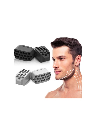 Erkekler Ve Kadınlar İçin 2'li Jawline Şekillendirici Paket - Çift Çeneyi Azaltır - 1 Pc - Mc Çok Renkli