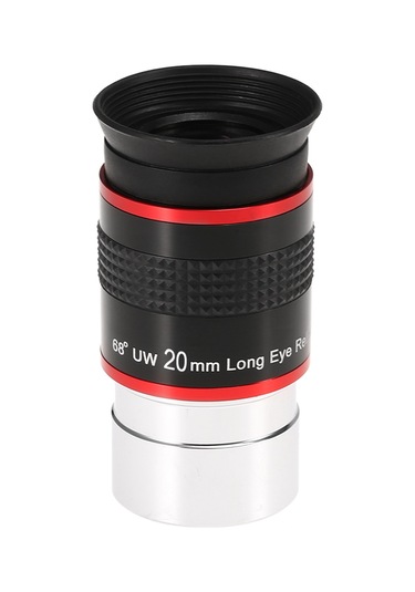 Yaozixa Astronomi Teleskopu İçin 68 Geniş Açı Gözlüğü, 20mm, Yeşil Filmlerli Optik Lens, 1.25 İnç Standart Uyumlu