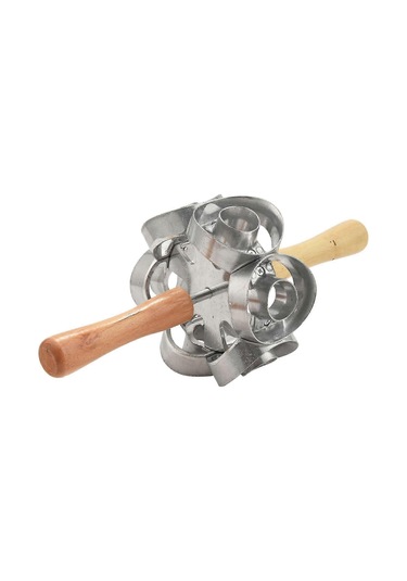 Döner Donut Kesme Makinesi Kalıp Şekillendirme Makinesi Kalıp Metal Kek Kalıbı Bs Çok Renkli