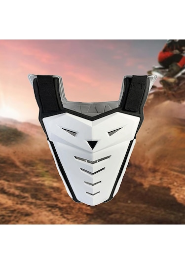 Suntek Bisiklet Kayak Motosiklet Için Göğüs Koruyucu Dişli Beyaz