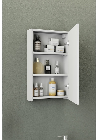 Biani Fix Loft Mini 42 Cm Banyo Dolabı,Seramik Lavabolu, Aynalı,Lavabo Dahil,Mdf,Mat Beyaz Biani Fix Loft Mini 42 Cm Banyo Dolabı,Seramik Lavabolu, Aynalı,Lavabo Dahil,Mdf,Mat Beyaz