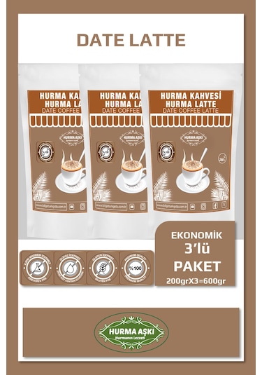 Hurma Aşkı Hurma Latte 3 x 200 G