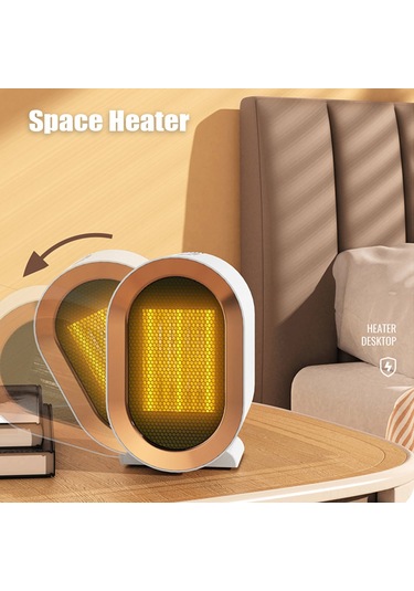 Symbee Taşınabilir Ptc Seramik Isıtıcı - 1200w Hızlı Isınma, 2 Hız Ayarı, Devrilme Emniyetli