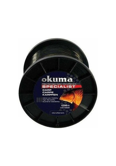 Okuma Carp 1200m 17,00 LB 7.73kg 0,34mm Camou Misina