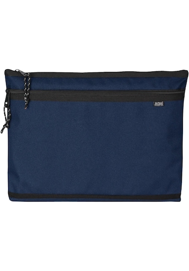 Jacbag Lacivert Erkek A4 Zip Folder İki Bölmeli Dosya Ve Evrak Çantası