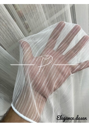 Tül Perde Kampanyalı 2 Desen Sınırlı Stok Ekru