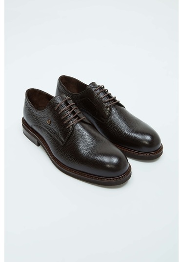 Tamer Tanca Erkek Hakiki Deri Kahverengi Casual Ayakkabı 183 12466 ERK AYK SK23/24 Kahverengi