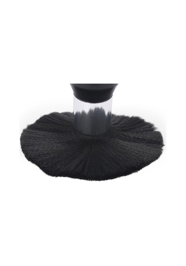 Wezone Plastik Boyun Temizleme Fırçası - Kulak, Boyun, Yüz Ve Omuzlarda Toz Temizliği, Masa Üstü Saç Tozu Temizleyici, Dik Durabilir - Siyah