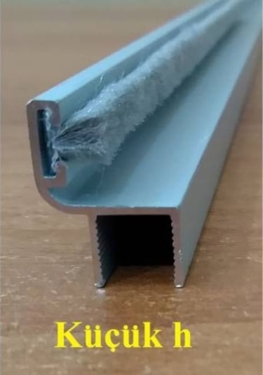 10 Mm Alüminyum Cam Balkon Fitili H,H