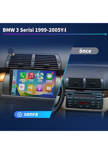 Bmw 3 Serisi 1999-2005yıl 2gb Ram 32gb Rom Multimedya Carplay