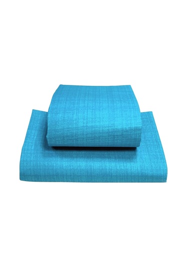 Alla Turca Ranforce Tek Kişilik Çarşaf Seti-turkuaz