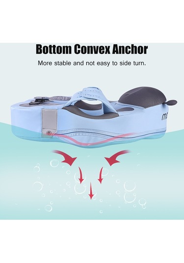 Mambobaby Sevimli Bebek Yüzme Şamandırası Şişme Olmayan Mt3130bl-1 Mavi