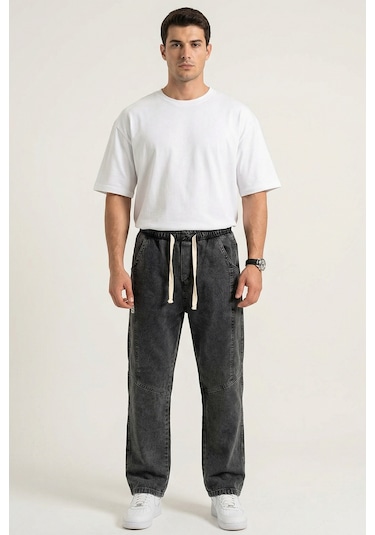 Bigdart Erkek Rahat Kesim Baggy Jean Pantolon 30074 - Antrasit