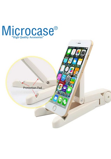 Microcase Tcl Tab 10l Gen 4 İle Uyumlu Türkçe Bluetooth Klavye+mouse+tablet Standı Beyaz Al5166 Lazer