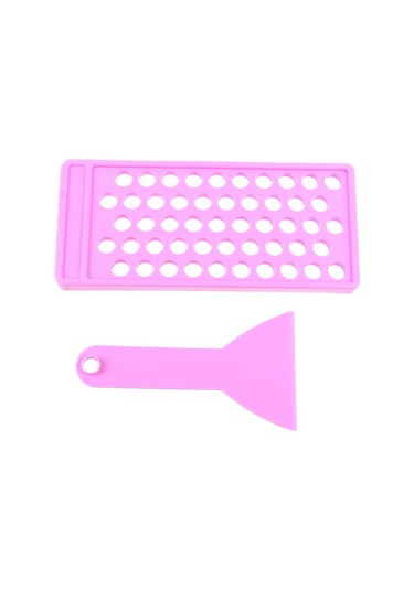 2 Adet/takım Kendin Yap Dudak Balsamı Dudak Parlatıcısı El Sanatları Seti Balmumu Dökme Tepsisi Spatula Kazıyıcı Seti