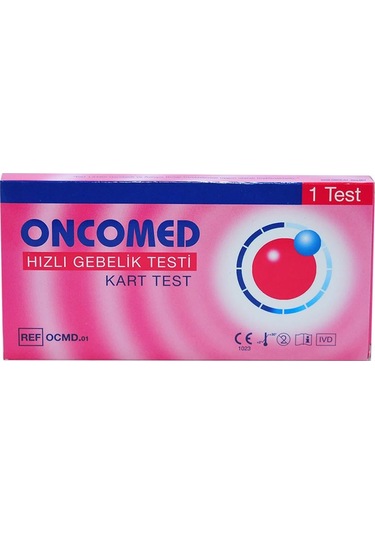 Oncomed Hızlı Gebelik Testi 1 Kart Test