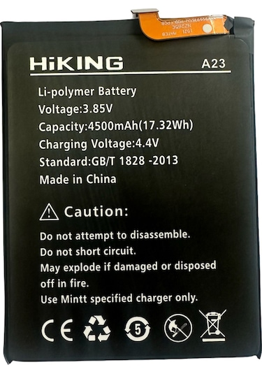 Hiking A23 Batarya Pil 4500 Mah Aaa Kalite