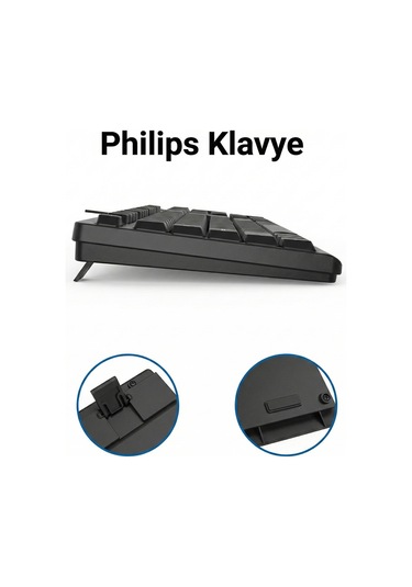 Philips Spk6238 Kablolu Türkçe Q Klavye Siyah
