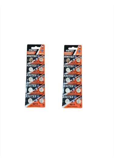 Knıtex Ag13 - Lr44 - 357 - Ar44 - A76 Lityum Pil 10 Lu-2 Adet