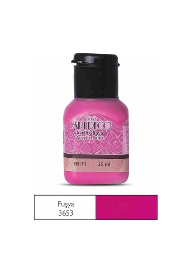 Akrilik Boya 25 Ml. Fuşya Y-070a-3653