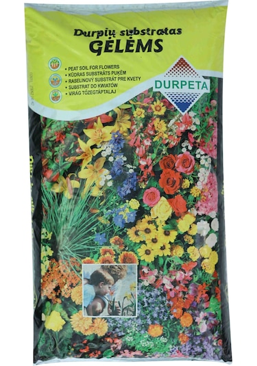 Peat Substrate Flowers - Çiçekli Bitkiler İçin Özel Torf Dikim Karışımı - 20 Litre 20 L